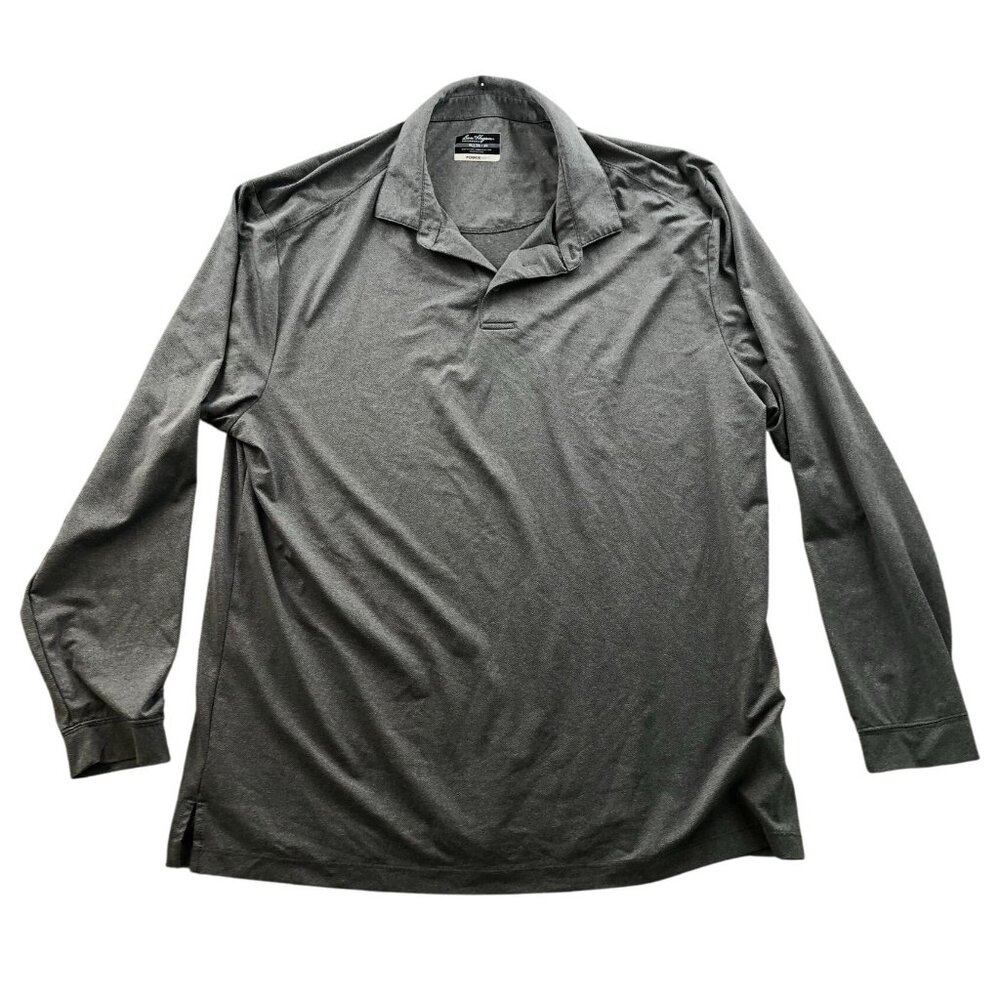 Ben Hogan Mens Polo Shirt Size XL Long Sleeve Performance Power Air Athleisure
